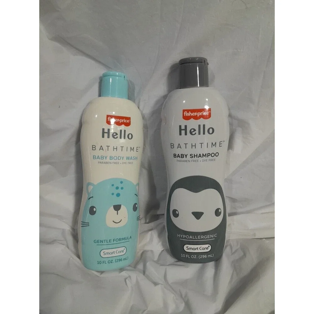 Fisher-Price Hello Bedtime Hypoallergenic Baby Shampoo and Body Wash